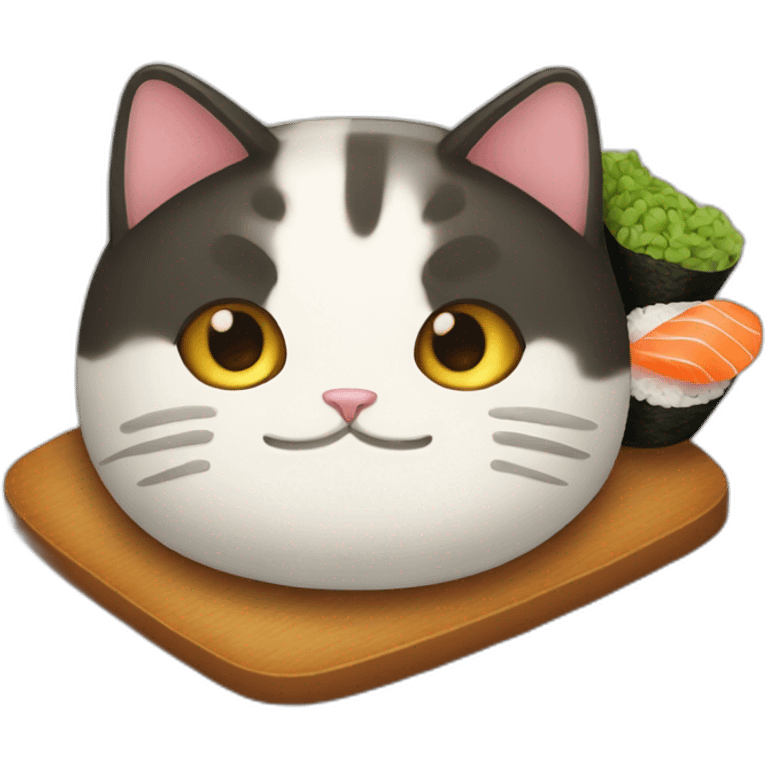 Sushi cat emoji