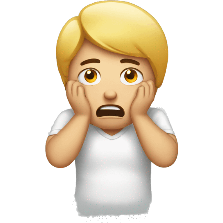 stressed emoji