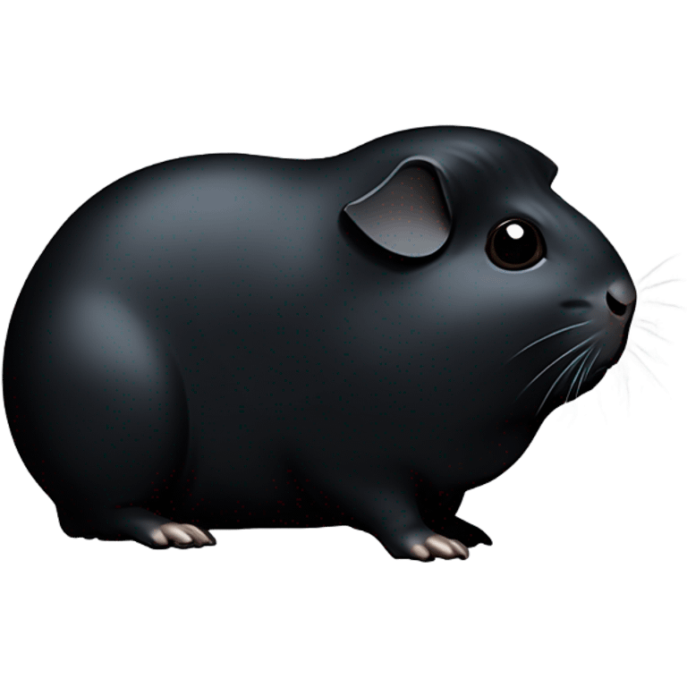 soid black Guinea pig emoji