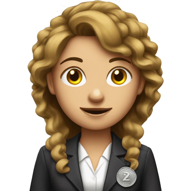 HR girl corporate with coins  emoji