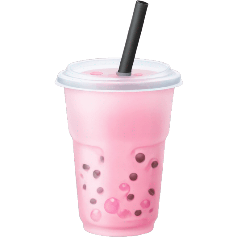 Light pink bubble tea emoji