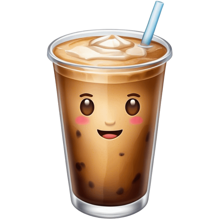 taza de café helado emoji