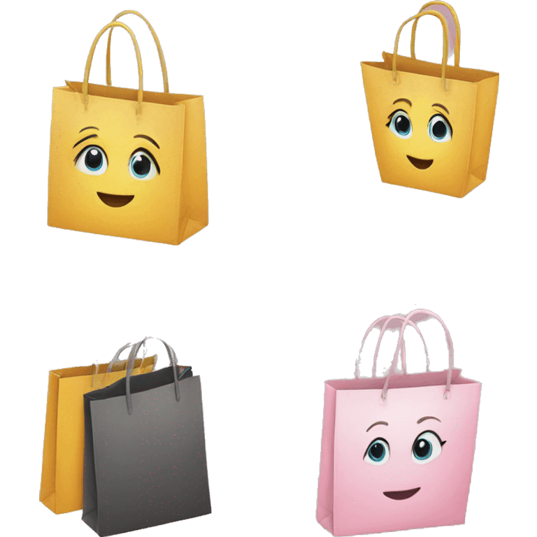 Girly Shopping bags emoji