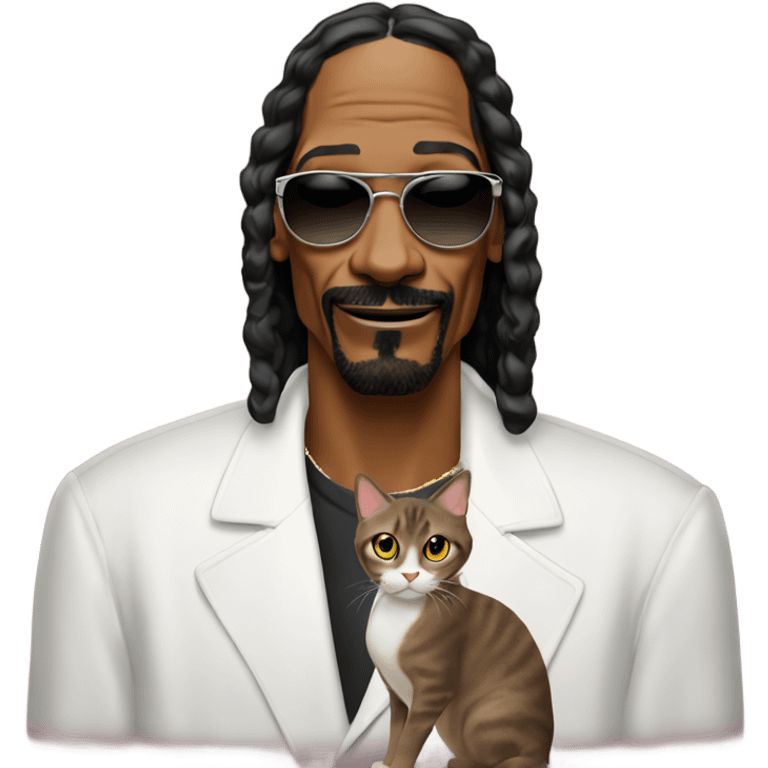 Snoop dogg the celebrity with a cat emoji