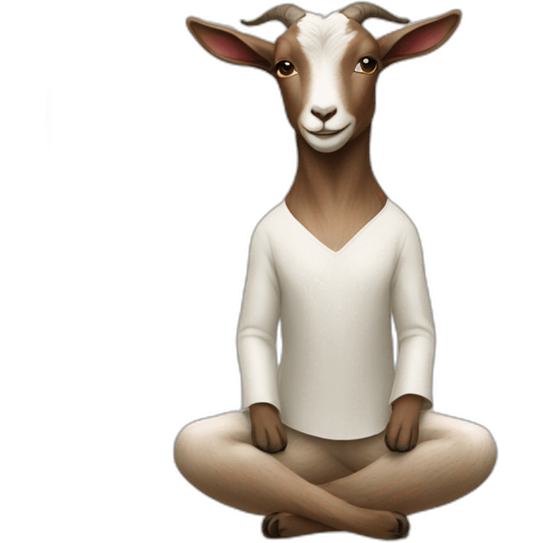 goat yoga emoji