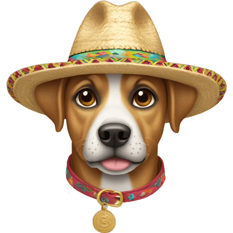 Perro con sombrero  emoji