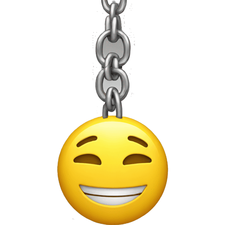 yellow chained emoji emoji