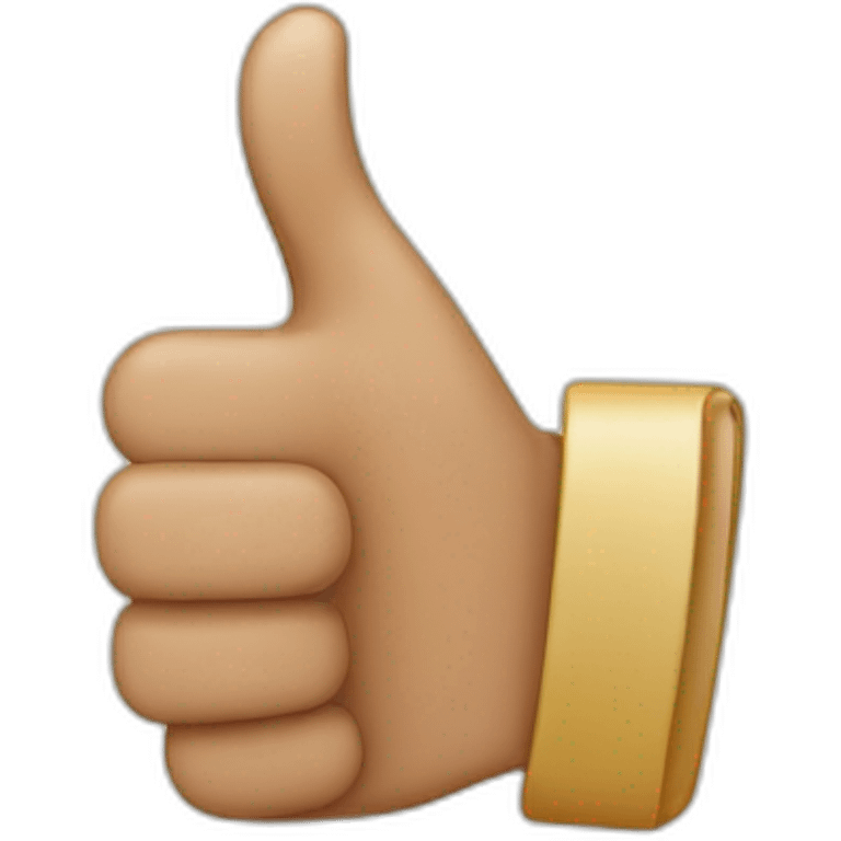 Thumbs up good emoji