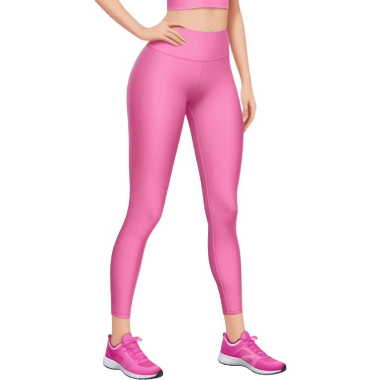 Pink leggings emoji