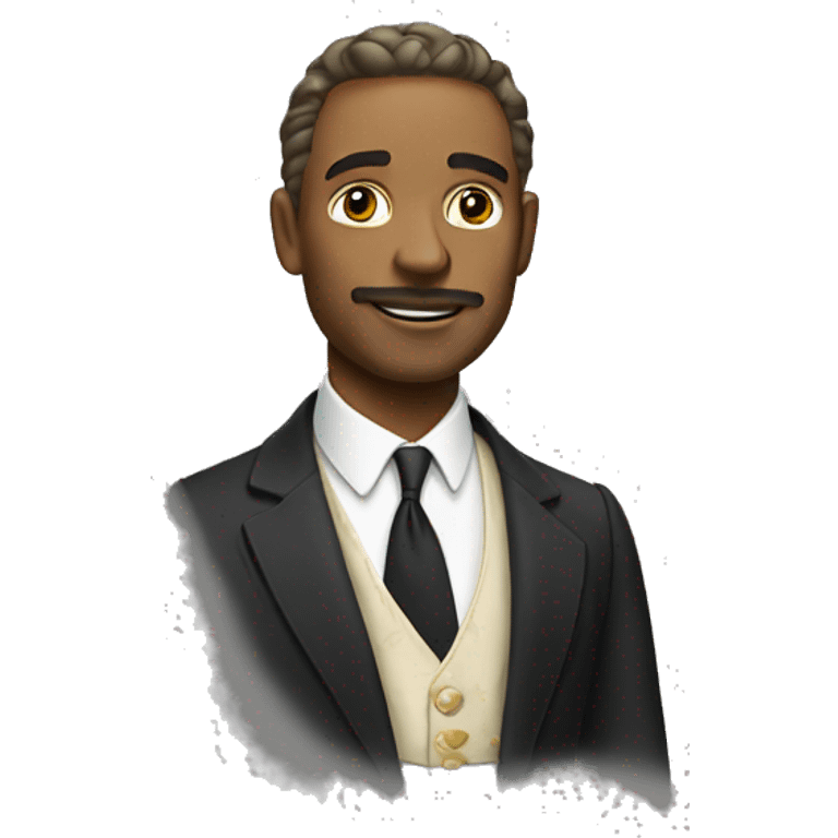 A rich person emoji