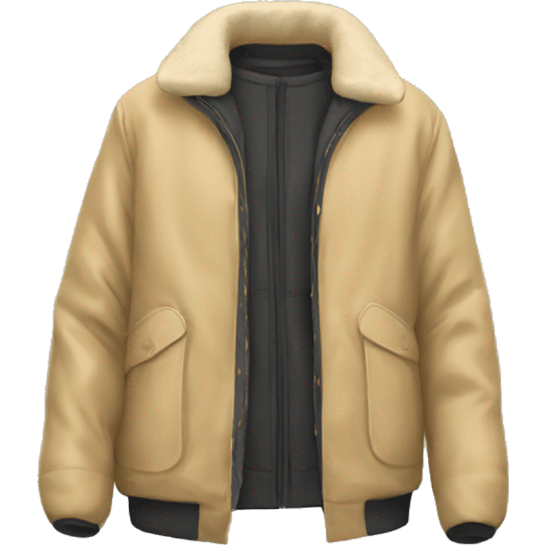 streetwear coat product, clothes, isolated emoji