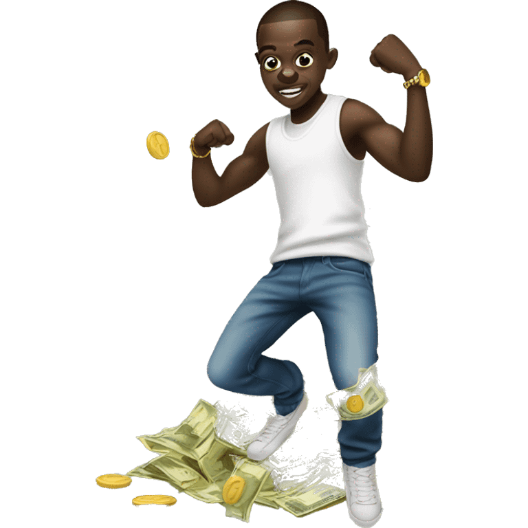 Bobby shmurda doing the money dance emoji