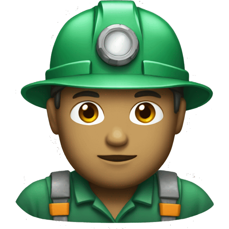 miner green emoji