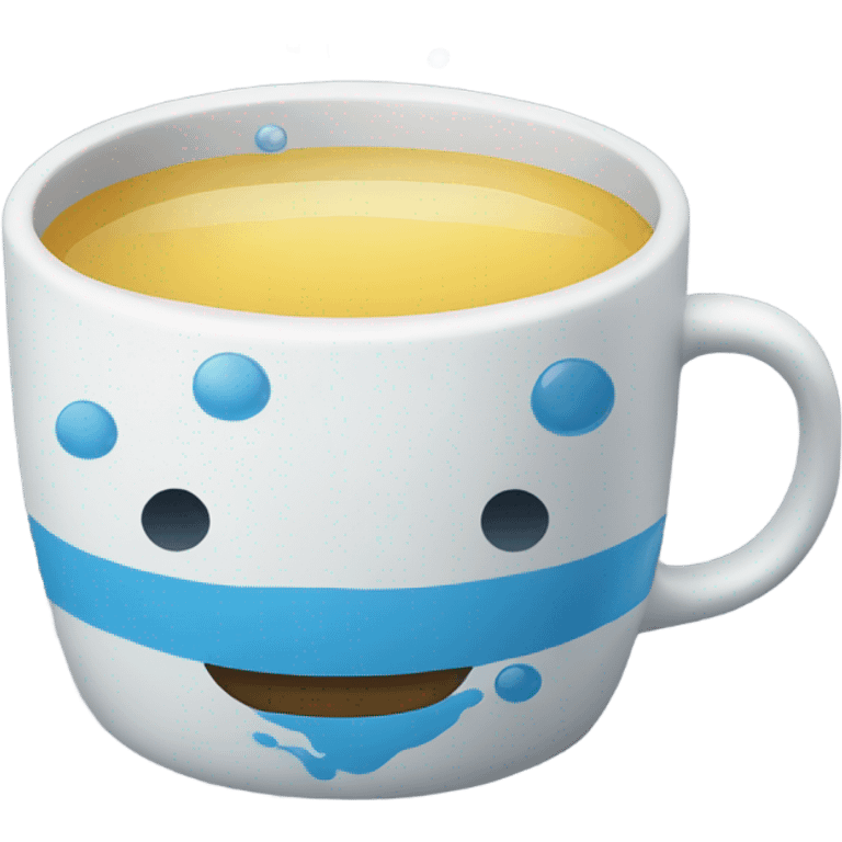 Taza con agua emoji