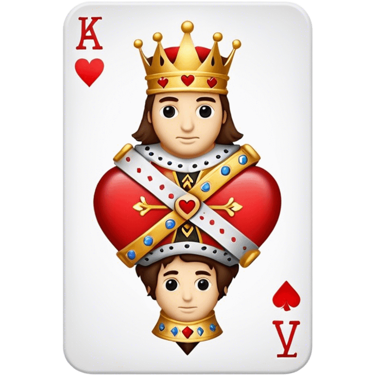 king of hearts card emoji