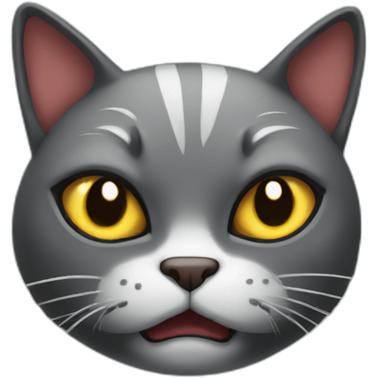 Evil cat emoji