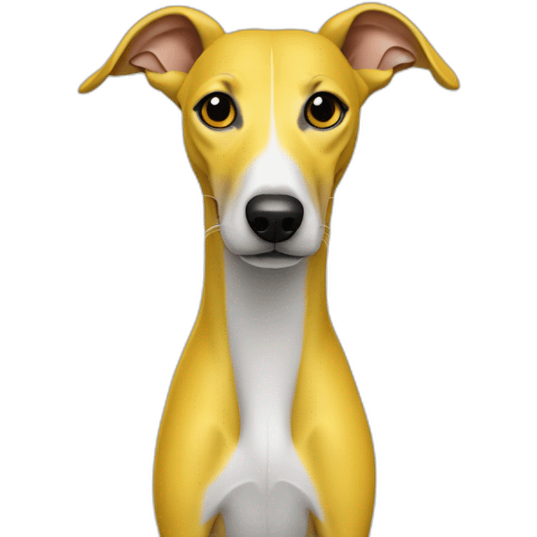 Yellow whippet emoji