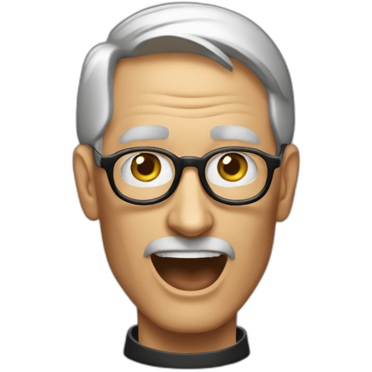 steve jobs yelling emoji