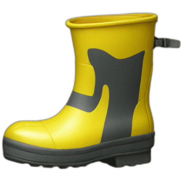 yellow rain boot emoji