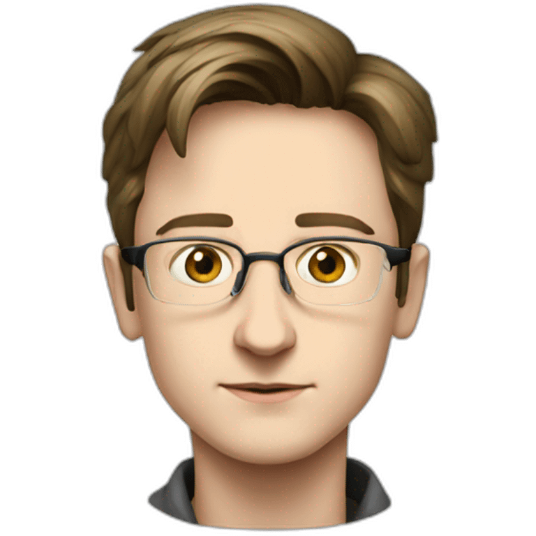 Young Edward snowden emoji