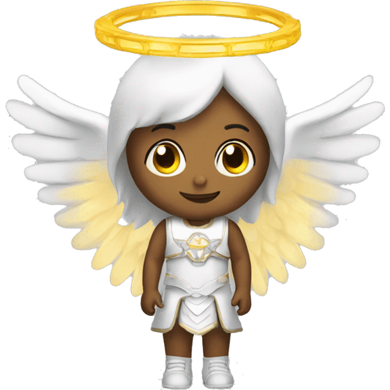 Angel with gear halo emoji