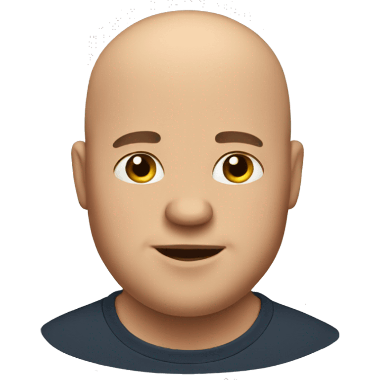 bald fat guy emoji