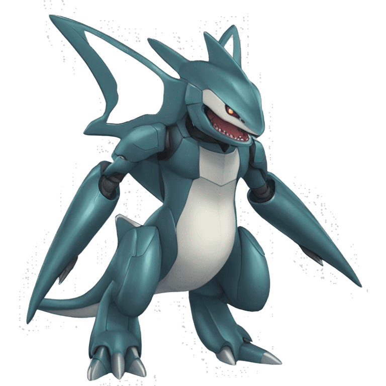 Sharpedo-Gabite-Salamence-Mecha full body emoji