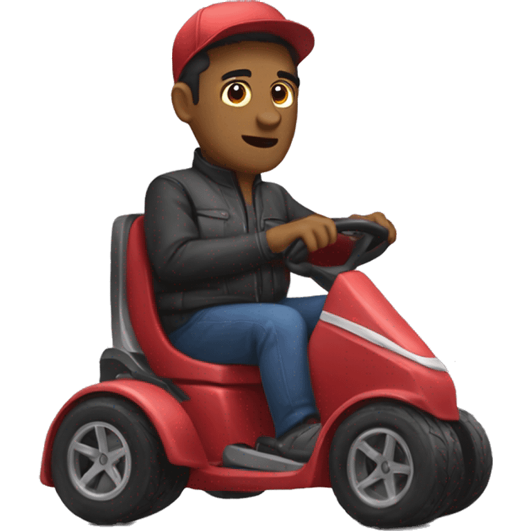 gordinho no kart emoji