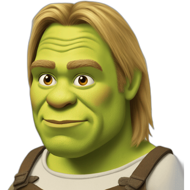 Shrek qui ressemble à Depardieu emoji