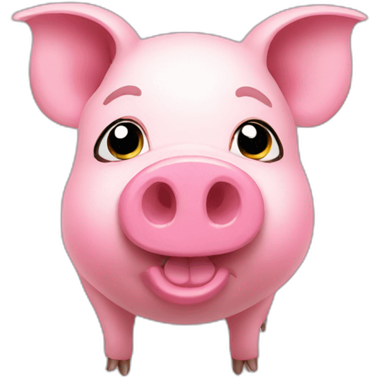 Gliter pig emoji