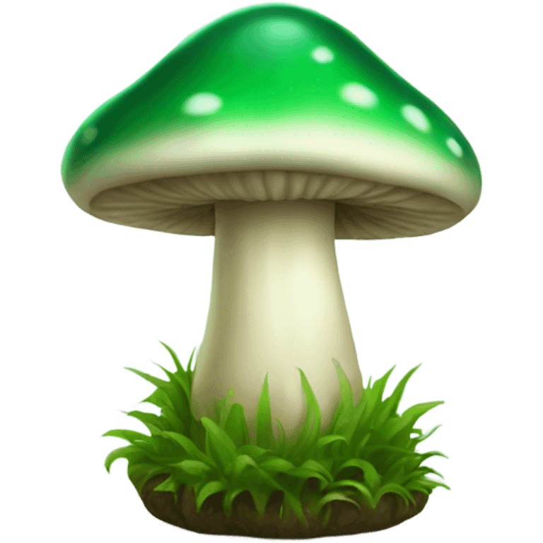 green mushroom emoji