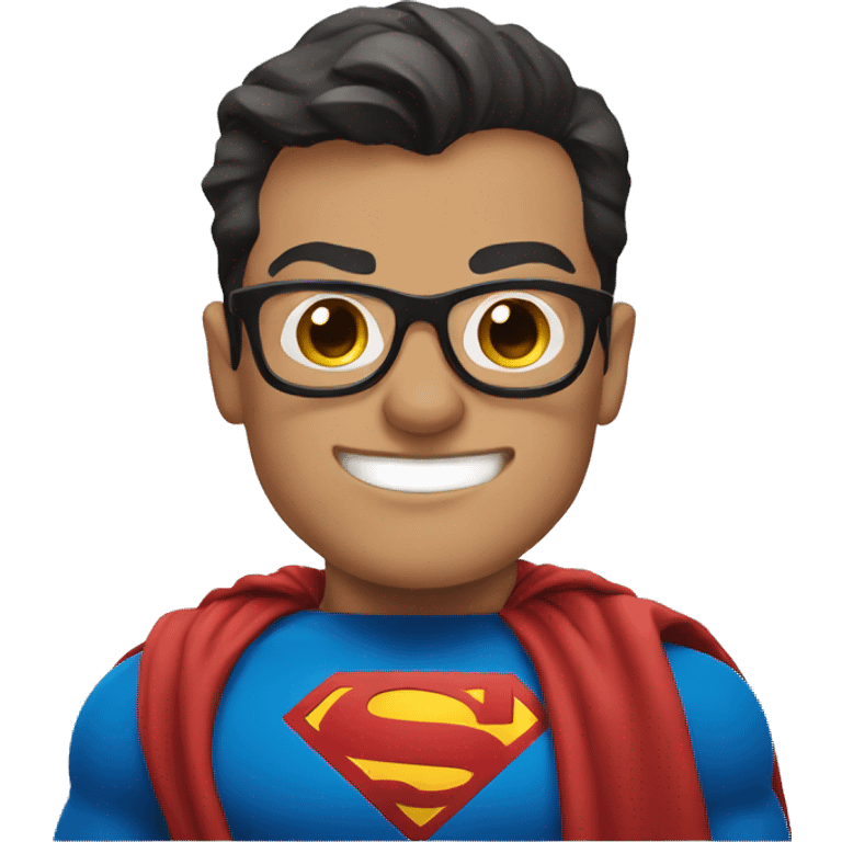 superman with glasses emoji