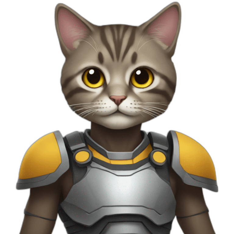 cat wearing ironmen dress full  emoji