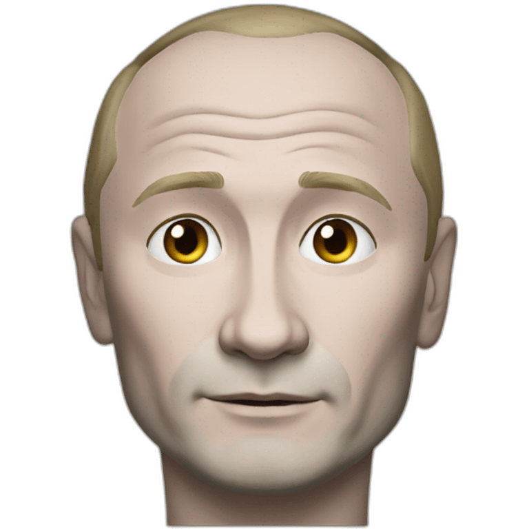 Putin with word “KOMA” emoji