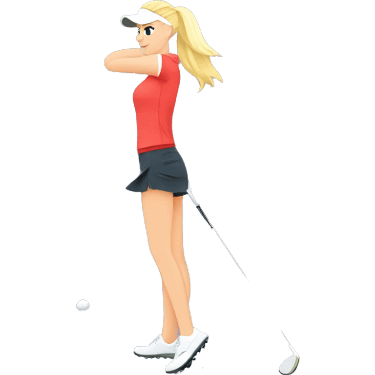 Paige spiranac golfing emoji