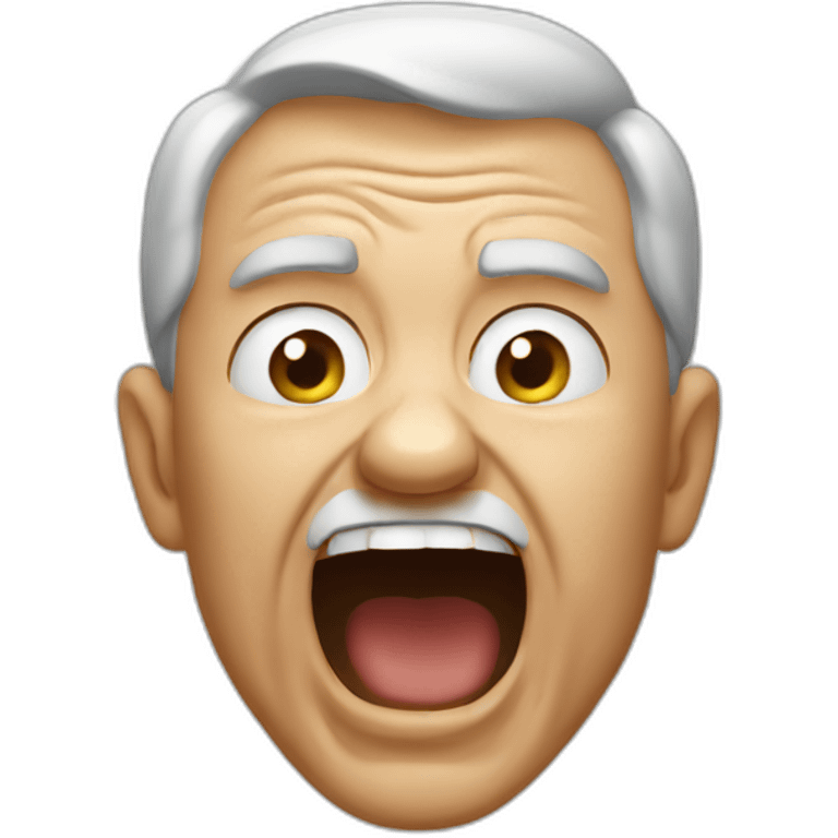 old man yelling emoji