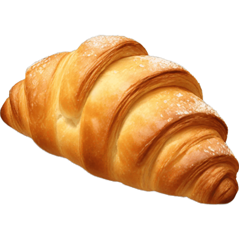 an almond croissant emoji