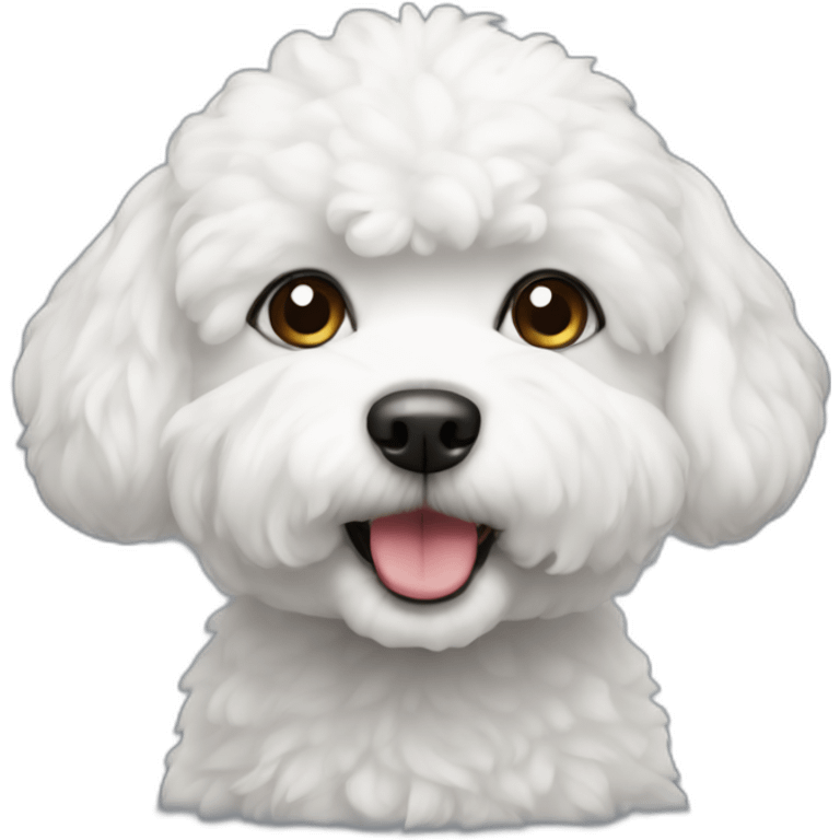 Bichon dog emoji