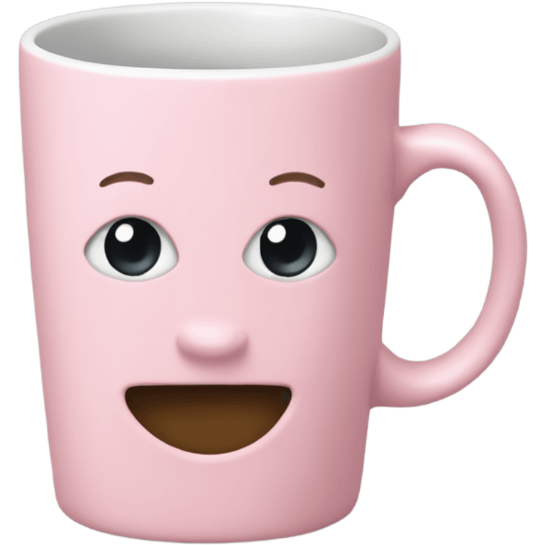 light pink coffe mug emoji