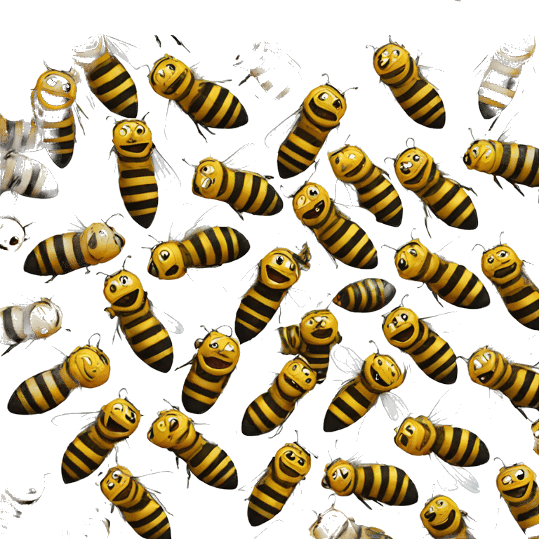 horde of bees emoji