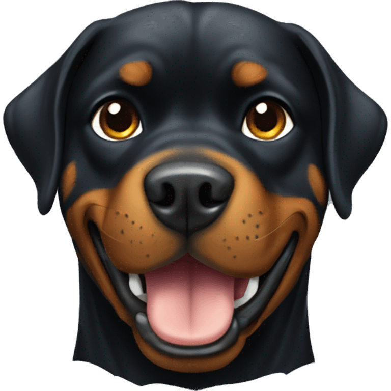 Rottweiler dog emoji