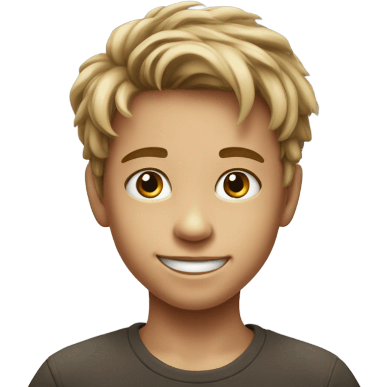 realistic portrait of a boy emoji