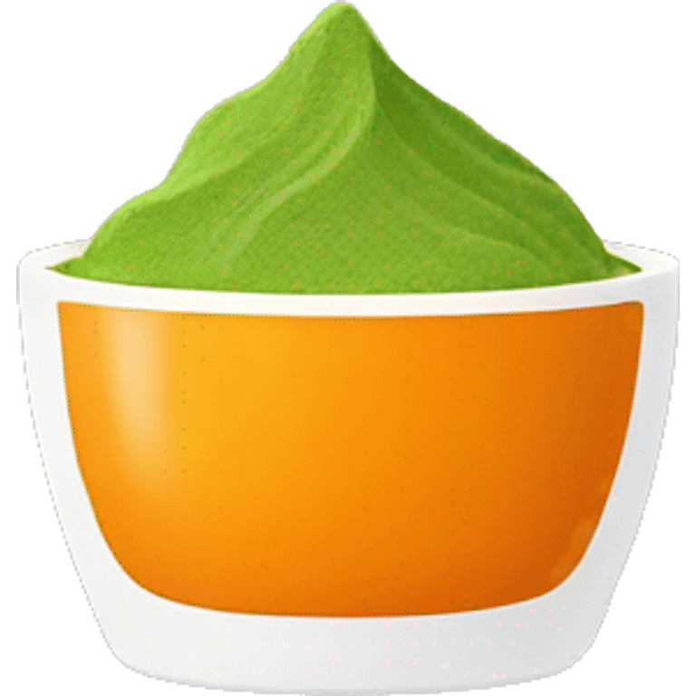 orange matcha emoji