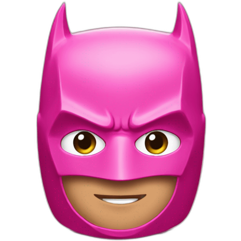 Pink batman emoji