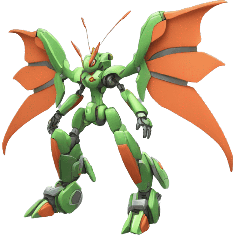 Mechanical Flygon-Medabot-Mecha full body emoji