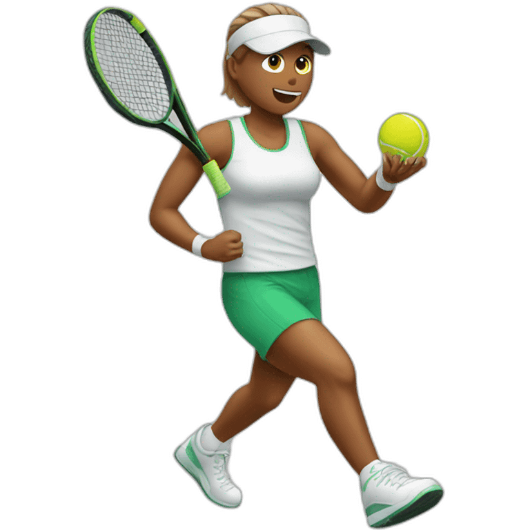 tennis physical emoji