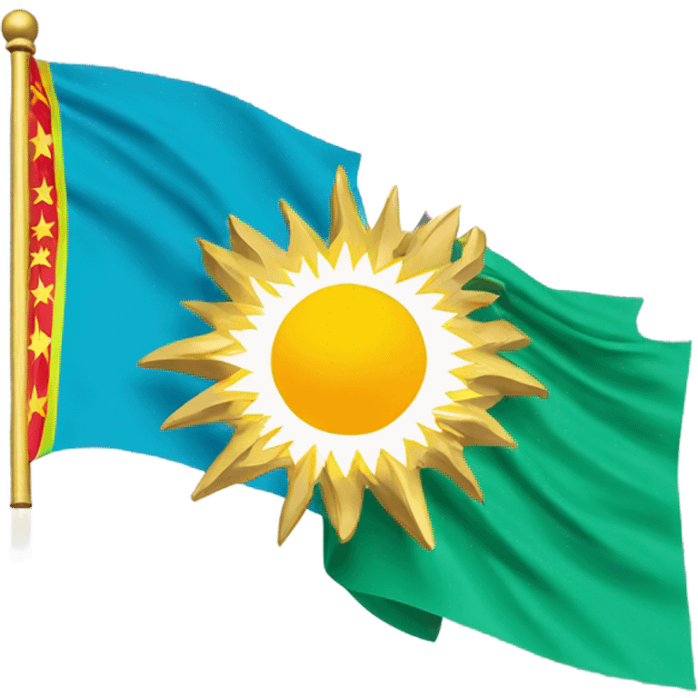 kazakhstan flag and tajikistan  emoji