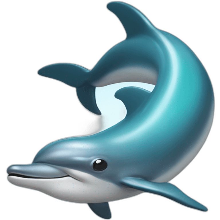 swimming dolphin emoji