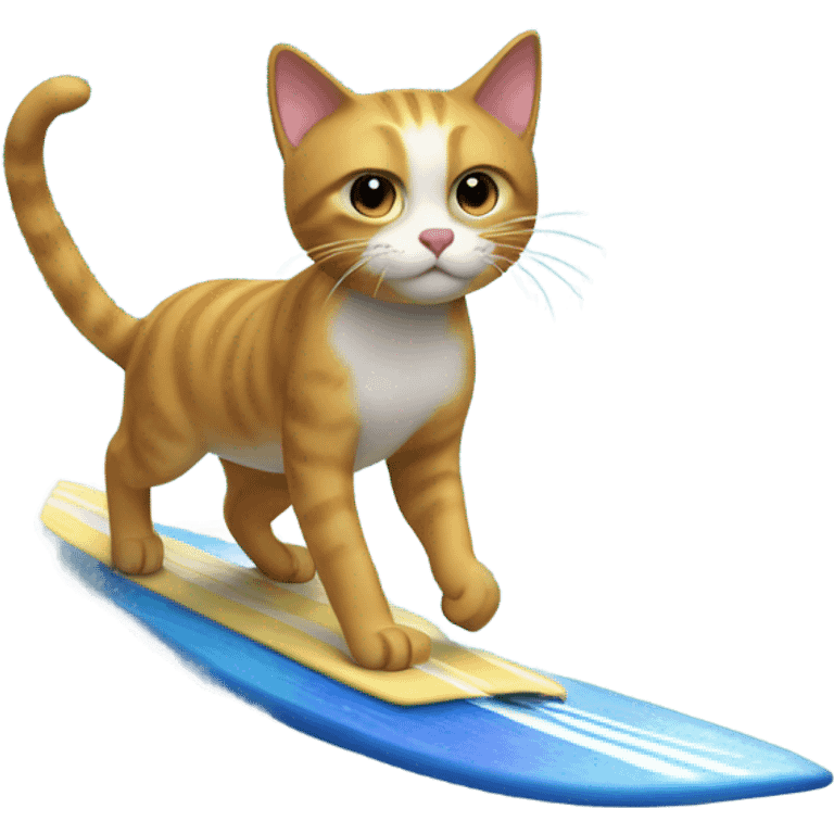 surfing cat emoji