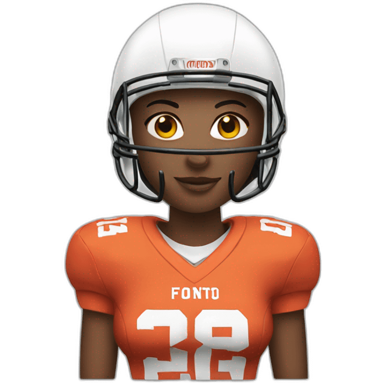 female football player emoji